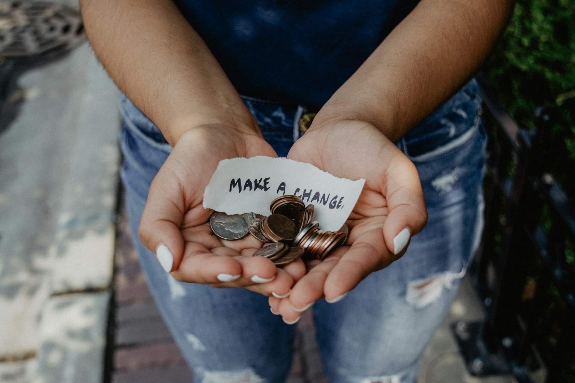 Hands joined in support and generosity